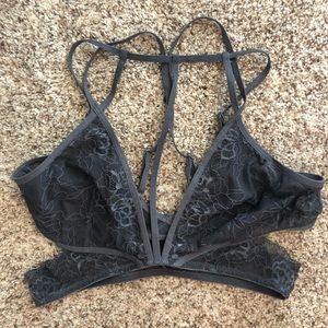 strappy lace bralette